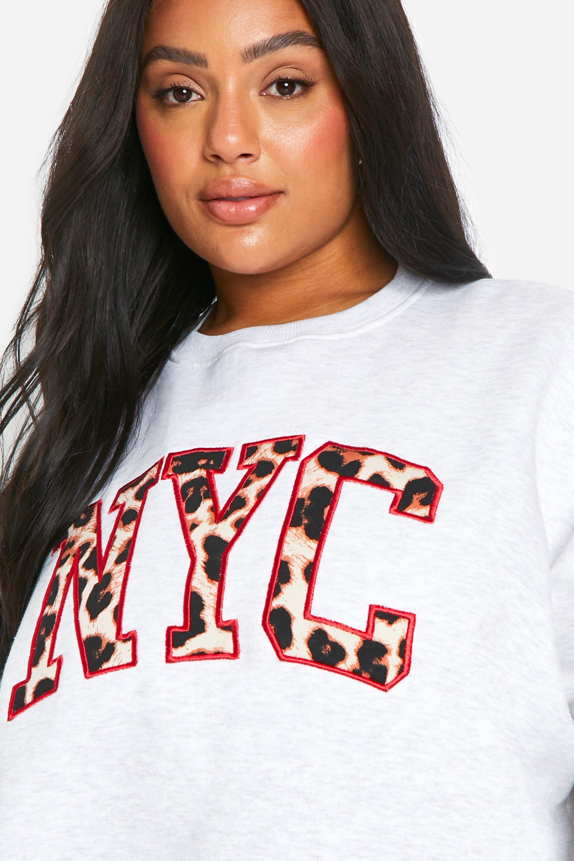 Women's applique sweatshirts sales